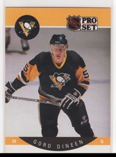 1990-91 Pro Set Gord Dineen Pittsburgh Penguins #233
