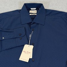 Lucky Brand Slim Fit 4-Way Stretch Button Down Shirt Mens M 15-15.5 34/35 NWT