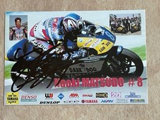 Autograf Moto GP Naoki Matsudo Japonia Team Yamaha Krótki 2000 + 2001