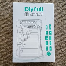 Battery Tester Dlyfull LCD Display Universal Battery Checker for AA AAA C D etc.