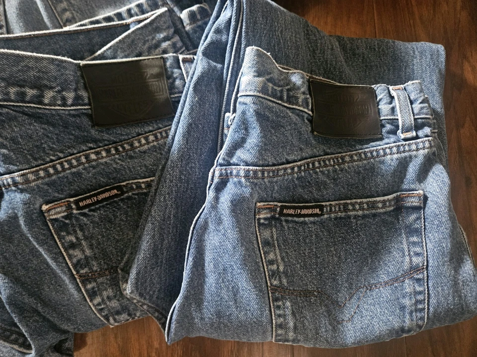 Pantalones de mezclilla Harley Davidson para hombre calce relajado 34x34 lote de 6 pares 103819 Foto 2 de 4