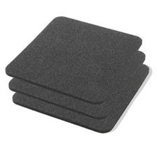 Stomp Pad toRIDE Snowboard Square 12x11cm Set of 3 Anti Slip Cellular Rubber