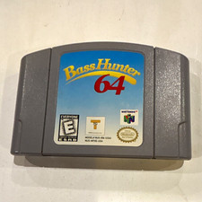 THQ Bass Hunter 64 Nintendo 64 N64 Fishing Sports E NTSC-U/C US/Canada