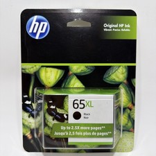 HP 65XL Black Ink Cartridge N9K04AN High Yield New Exp May 2023