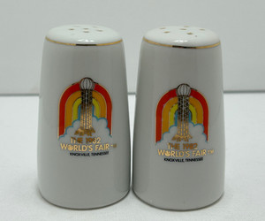 Vintage 1982 World’s Fair Knoxville, Tennessee Salt & Pepper Shaker Set