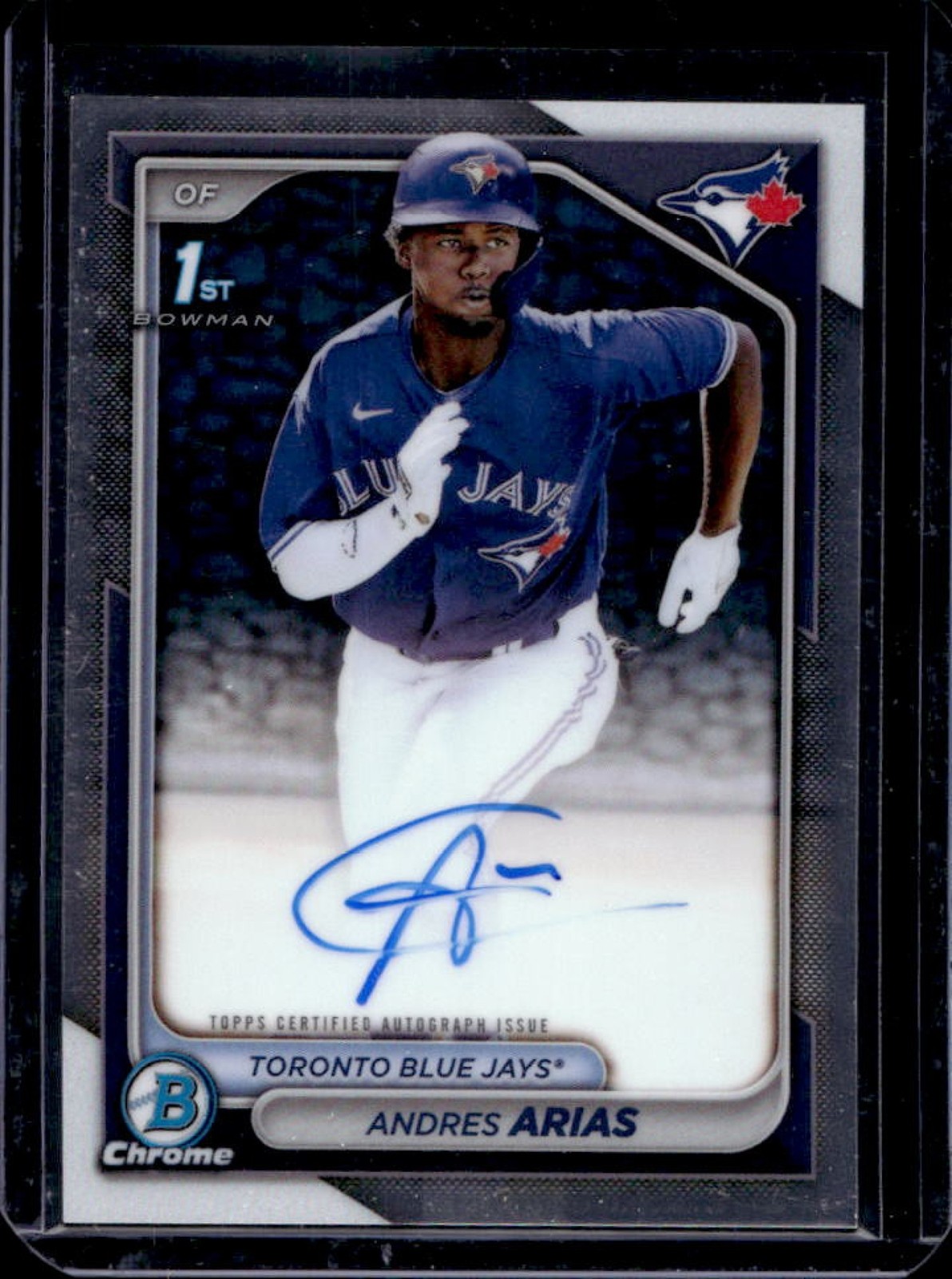 2024 Bowman Chrome Andres Arias Auto 1st #CPA-AAR Blue Jays