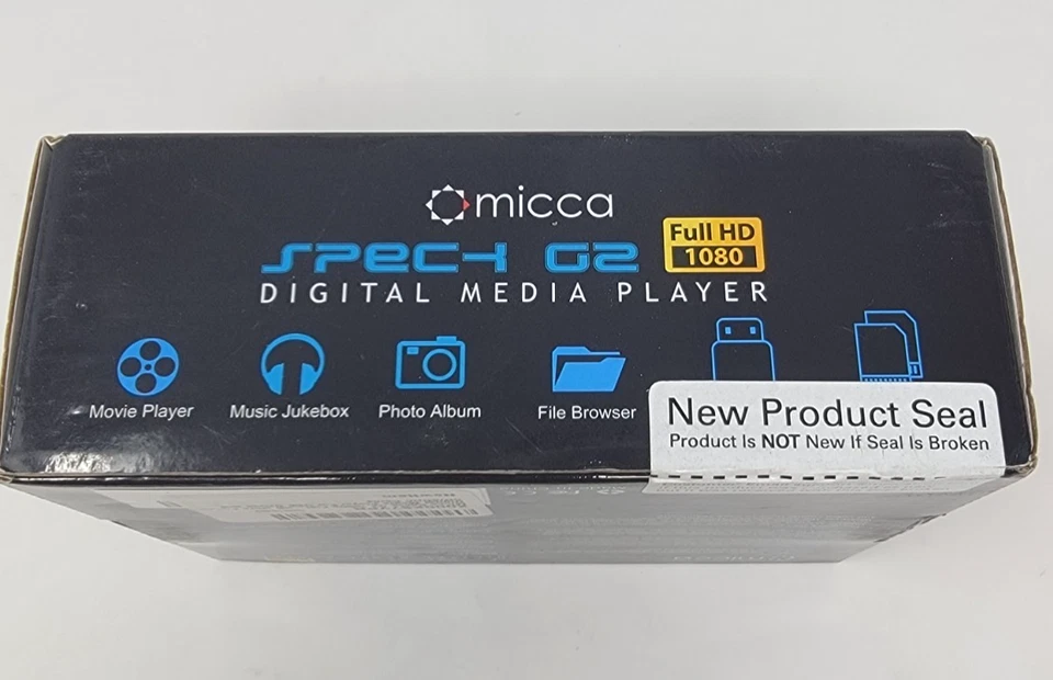 Micca Speck G2 1080 Full-HD Ultra Portable Digital Media Player New Sealed - Image 4 of 4