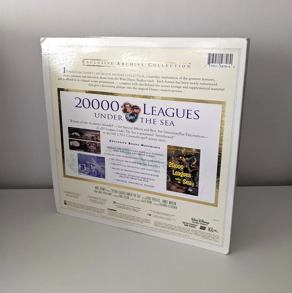 20,000 Leagues Under the Sea Disney Archive Collection NTSC W/S Dolby Surround - Image 2 of 2