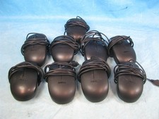 Lot of 9 Logitech MS111 Black USB Optical Wired Mouse - FREE SHIPPING
