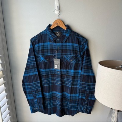 Alpine Design Blue Explorer Flannel NWT