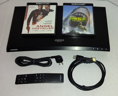 Samsung UBD-M8500 4K Ultra HD HDR Blu-ray Player Remote HDMI Cable 2x 4K Movies