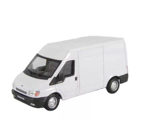 Cararama Maßstab 1:43 Ford Transit weiß Modell Van Replika WHITE MAN VAN