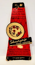 Vintage 1950’s Shurgrip Decorative Plate Hanger NOS Frank Petzke Company