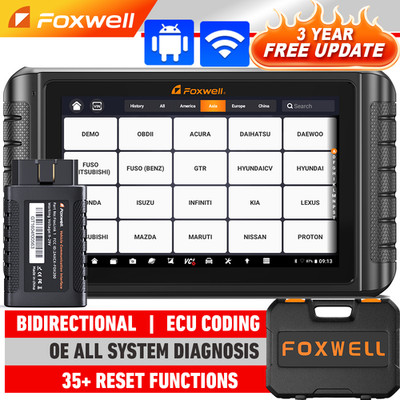 Foxwell NT1009 BT All System Bidirectional OBD2 Scanner Diagnostic ECU Coding