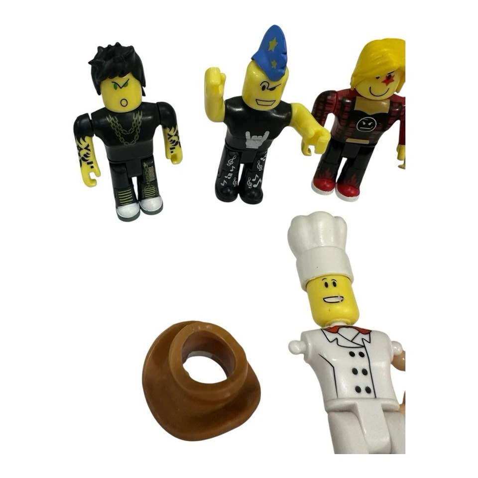 Roblox Figures Lot Punk Rockers And Indigenous Figure Set Of 7 Jazwares - Image 2 of 4