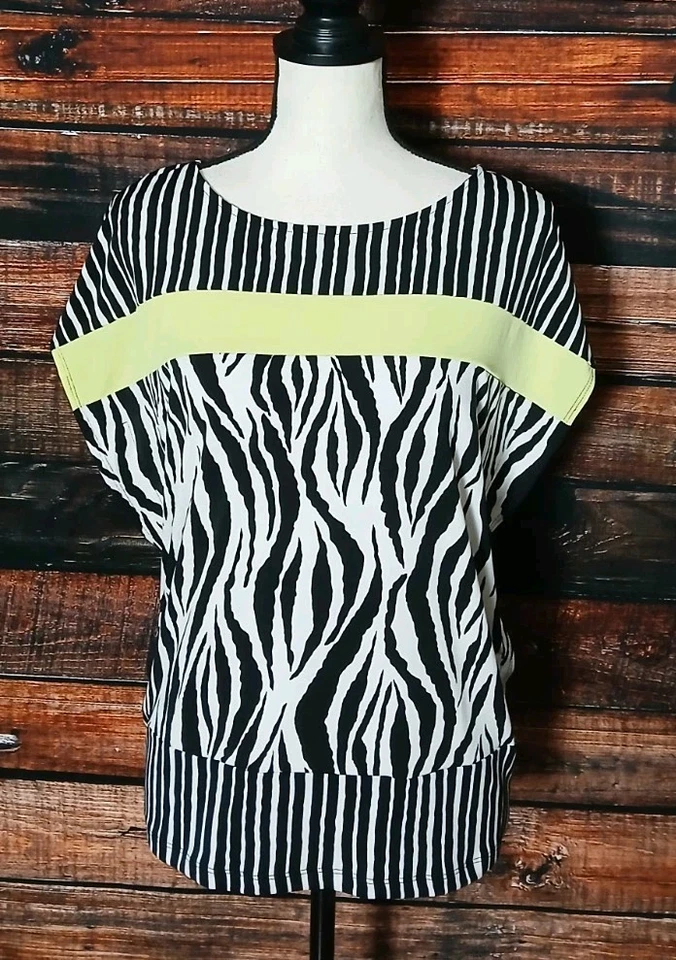 Top Chicos Talla 1 EE. UU. M Negro Estilo Caftán Túnica Elastizada Medios Mixtos Retro  Foto 3 de 4