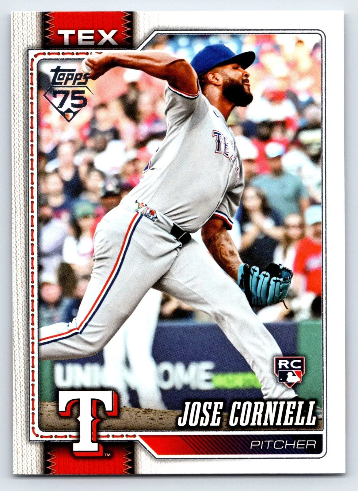 2026 Topps #665 Jose Corniell Texas Rangers RC