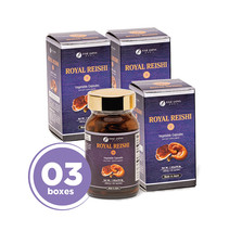 FINE JAPAN Organic Reishi Mushroom Capsules, Boost Your Immune System [3 Boxes]