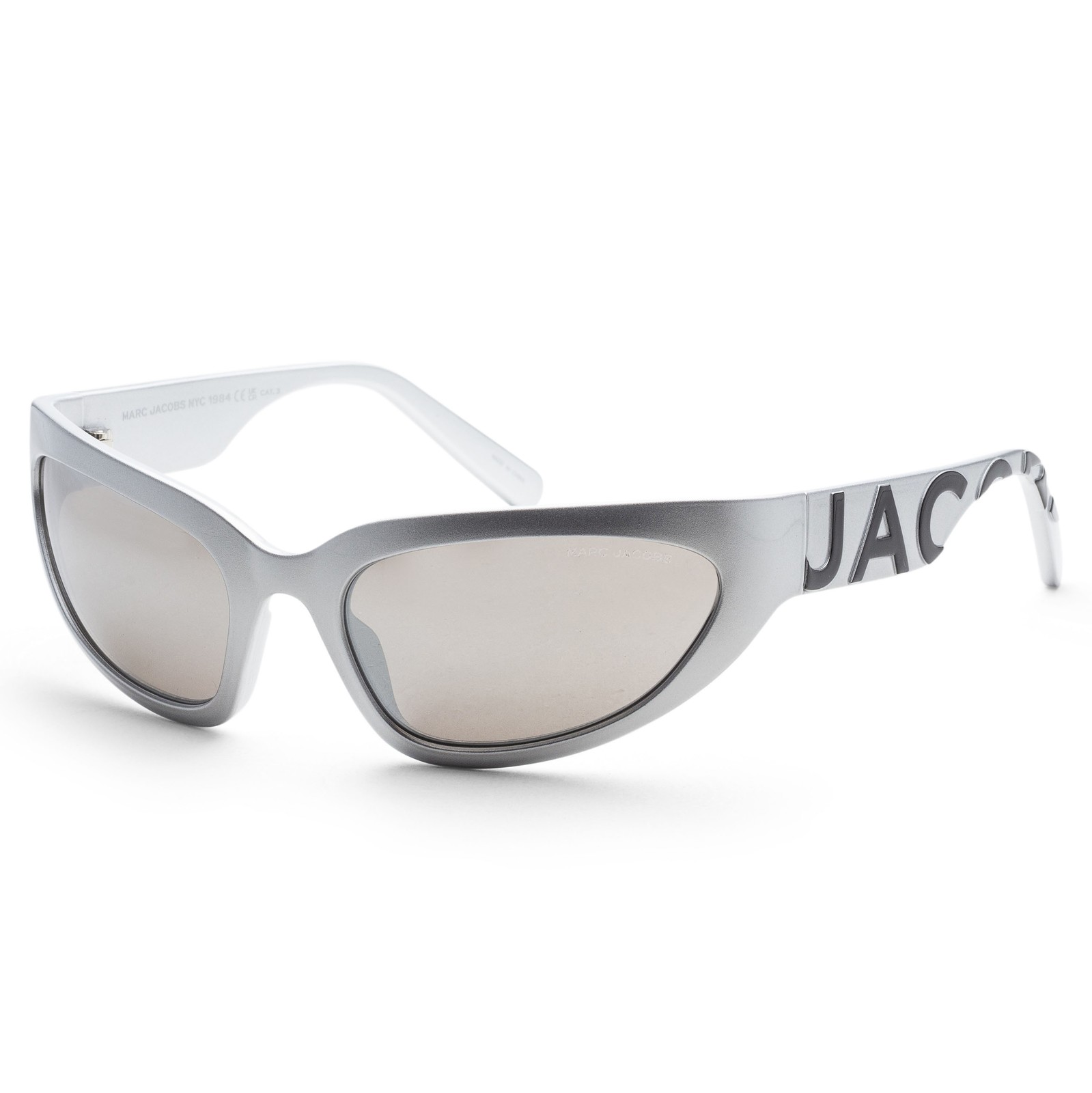 Marc Jacobs Womens 61 mm Silver Black Sunglasses MARC738-S-79D-61 7790₽