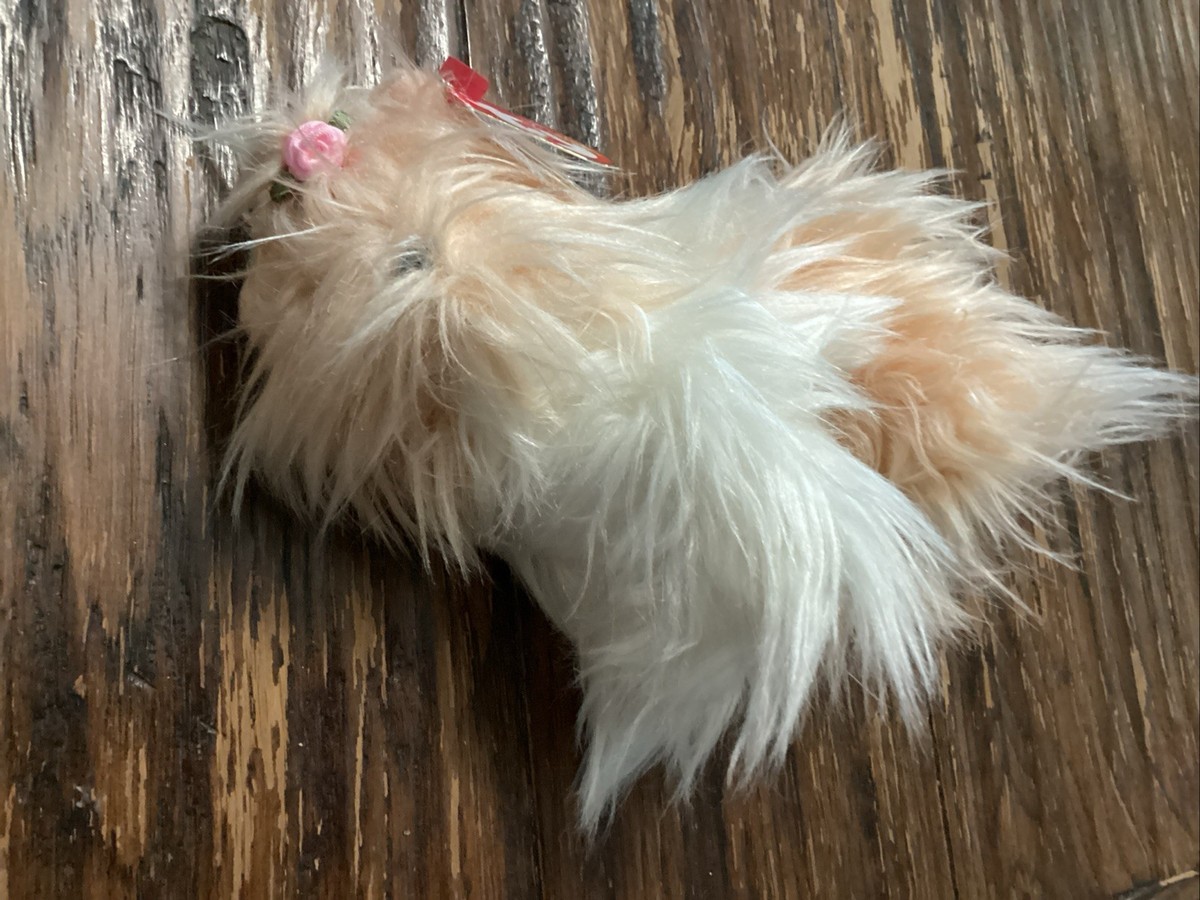 With Tag Ty Beanie Babies Tibby Shih Tzu Birthdate Dec 14 2004 for