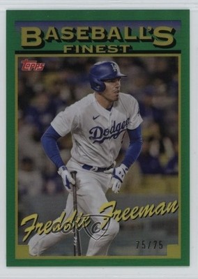 2024 Finest What If…1993 Prototypes Green Refractor 75/75 Freddie Freeman 0wq4