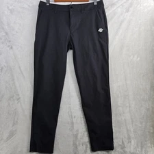 Lululemon ABC Pants Slim Fit Black Mens Size 32 Tech Stretch Golf Casual