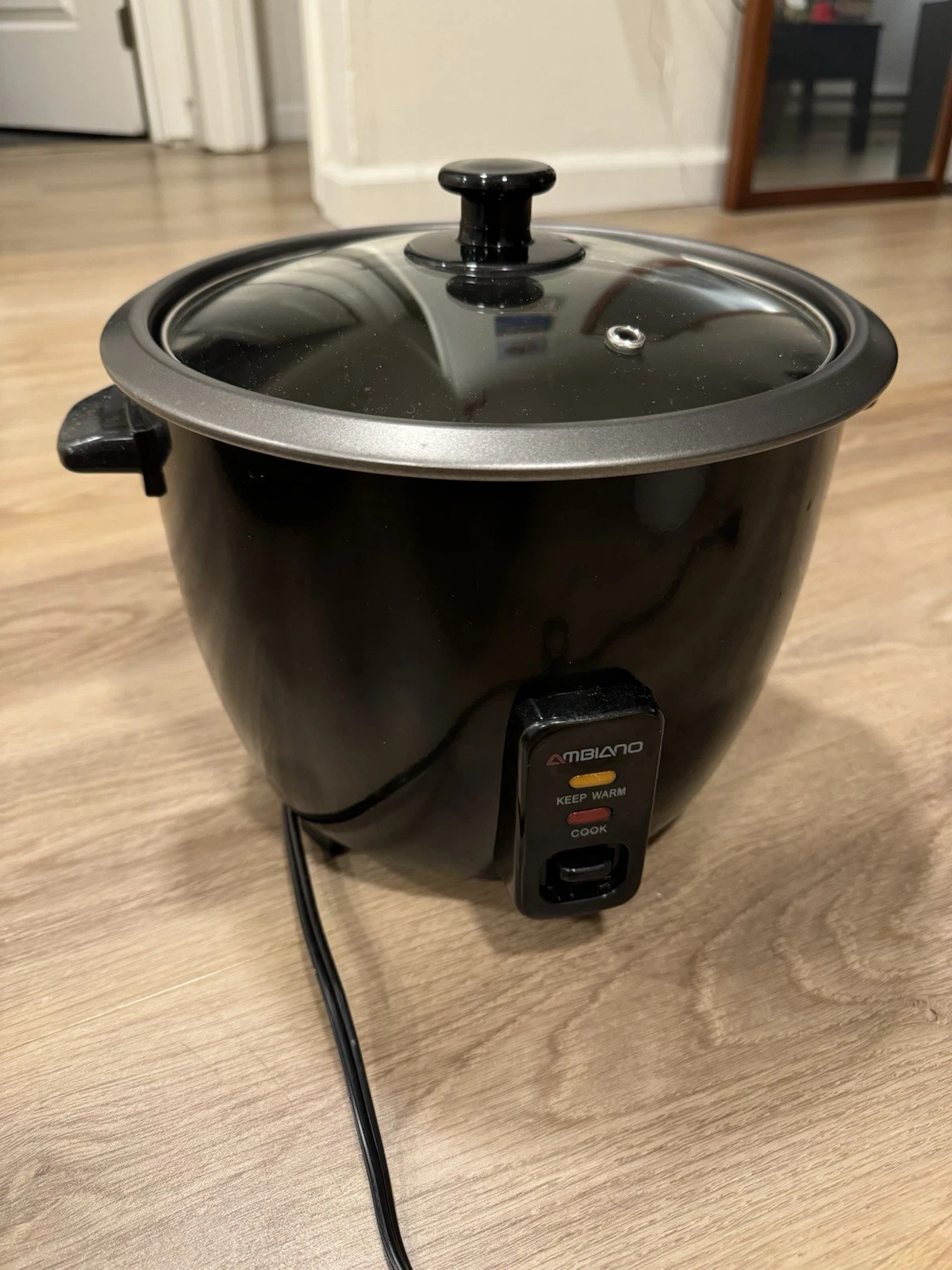 Ambiano Rice Cooker Black 10-cup