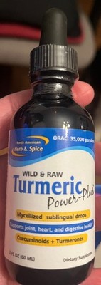 North American Herb and Spice Turmeric Power Plus, 2 oz.