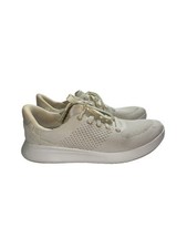 Kizik Lima Womens 7.5 Mens 6 White Creme Hands Free Slip On Sneakers Shoes