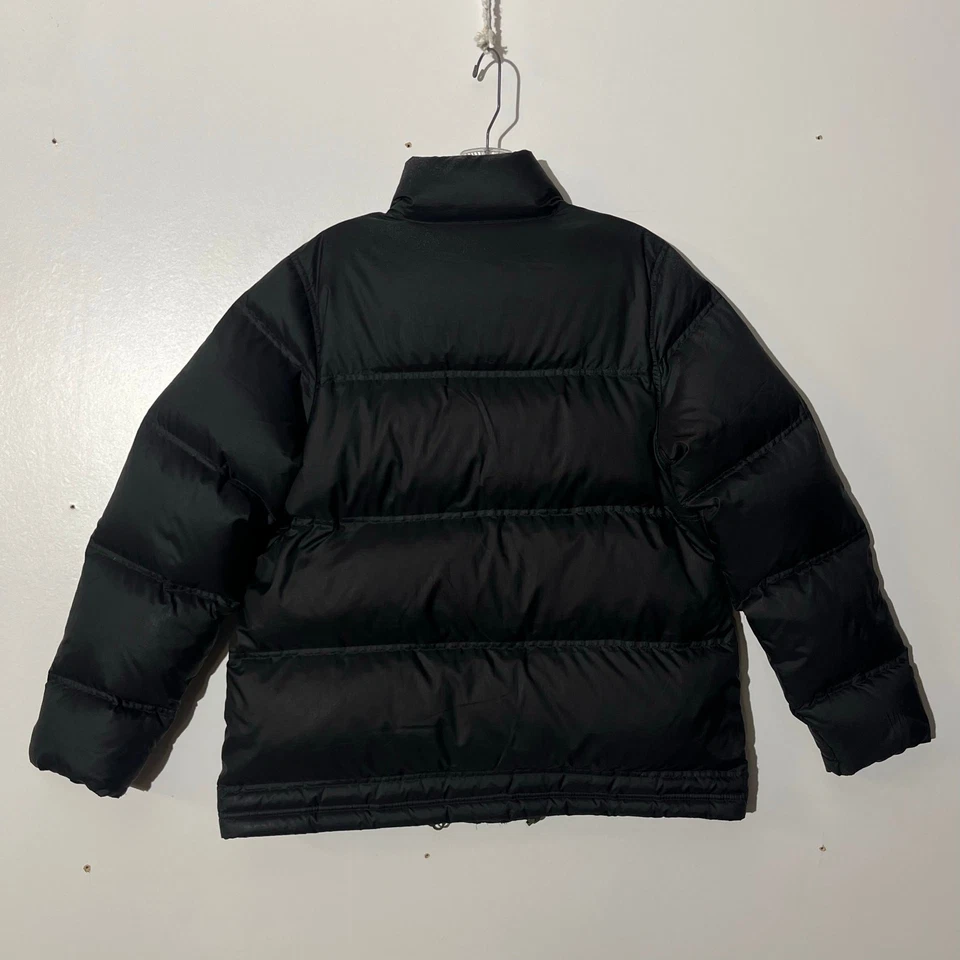 Chaqueta de plumón de ganso Woolrich Puffer cremallera completa negra para mujer talla grande” Foto 4 de 4