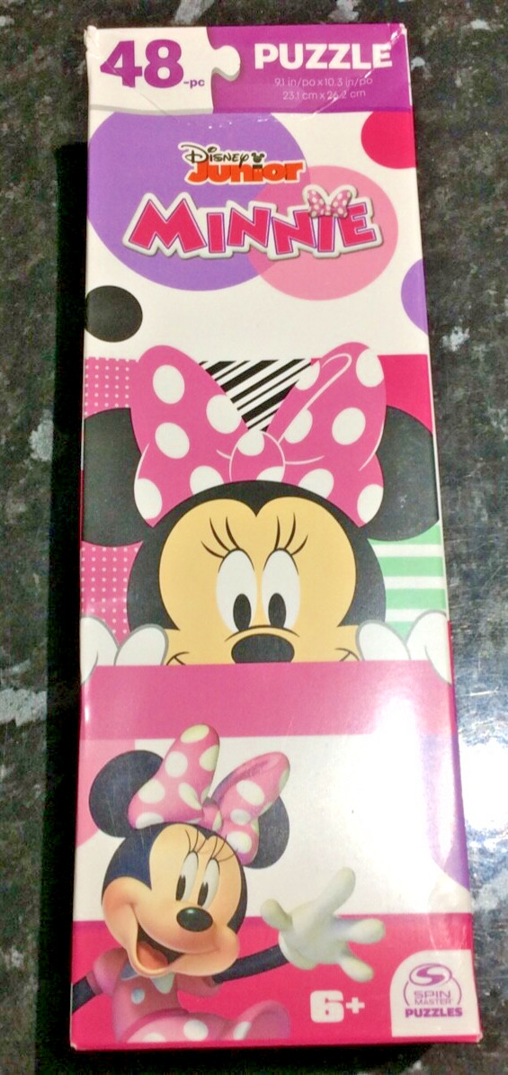 BNIB New Disney Junior Minnie Mouse Jigsaw Puzzle 48 Pieces - 26x23cm