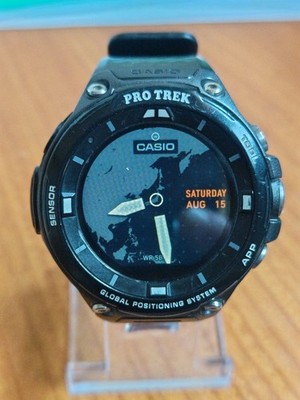 CASIO PRO TREK Smart WSD-F20-BK Black GPS Wear OS Smartwatch