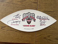2002 Ohio State Senior Class Signed & Autograph Football side panel