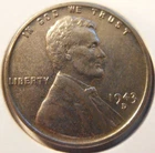 1943 D Lincoln  Cent, UNCIRCULATED  (43DBU4)