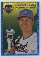 2023 Chrome Platinum Anniversary Blue Mini-Diamond Refractor Brewer Hicklen 18yk