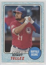 2017 Topps Heritage Minor League Edition Blue 39/99 Rowdy Tellez #16 4l3