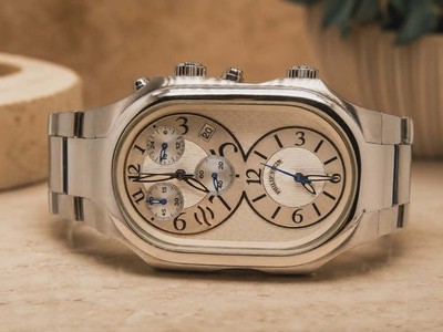 Philip Stein Signature Chronograph Silver Dial Stainless Steel Watch