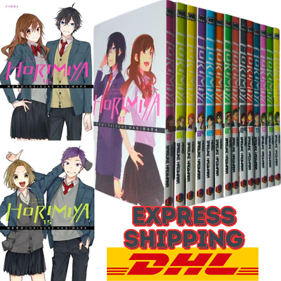 HORIMIYA MANGA ENGLISH VERSION COMIC BOOK VOLUME 1-16 FULL SET END