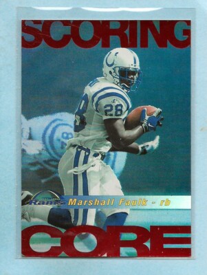 MARSHALL FAULK - 1999 Score ''Scoring Core'' - #14 - Colts- Comb. Shipping
