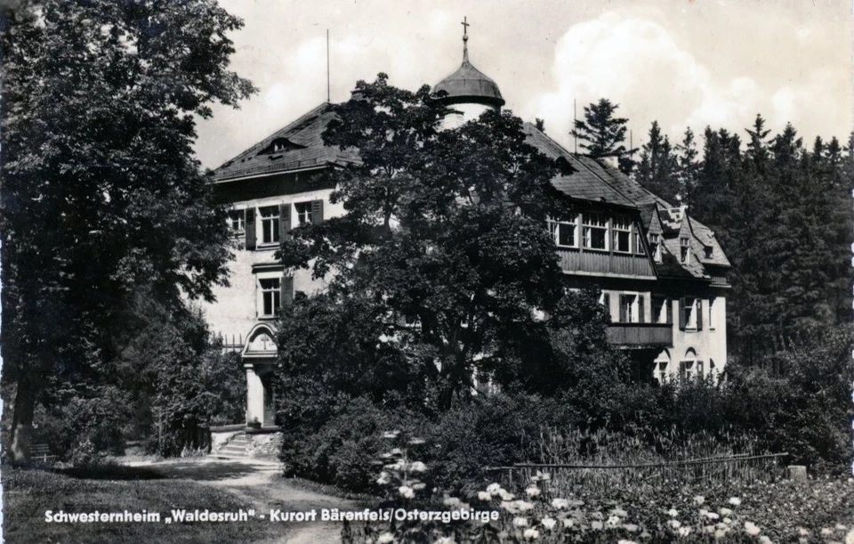 12-278 Ansichtskarte Kurort Bärenfels Schwesternheim Waldesruh Altenberg Sachsen - Bild 1 von 1