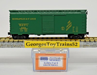 MTL MICRO-TRAINS N SPECIAL RUN POSTWAR MEMORIES M&STL 6464-50X BOX CAR NEW RARE