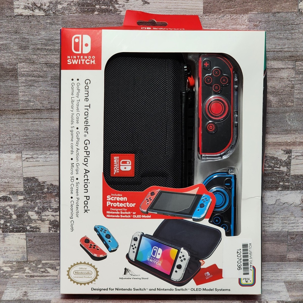 Nintendo Switch Game Traveler GoPlay Action Pack Travel Case, Joy