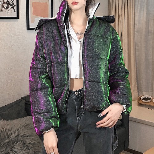 glitter winter jacket