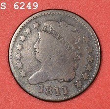 1811 Classic Head Half Cent "VG" *Free S/H After 1st Item*