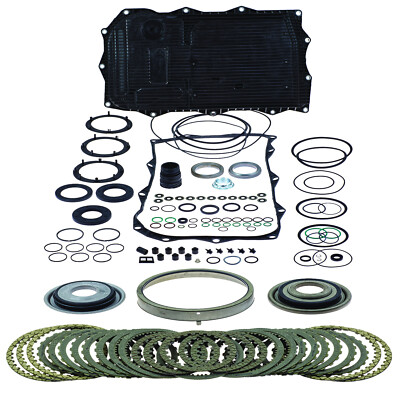 845RE 8HP45 Transmission Master Rebuild Kit less Steels w/Pistons Rings Seals