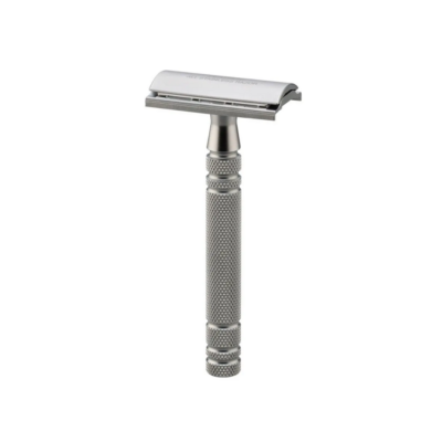 Feather AS-D2 All Stainless Steel Double Edge Safety Razor Made in