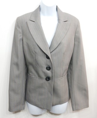 grey linen jacket womens