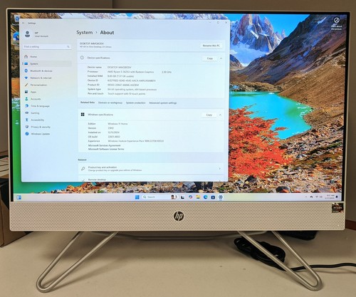 HP PAVILION 24-CB126 AIO DESKTOP PC,23.8 TOUCH SCREEN,R5 8RAM, 256 SSD - 第 1/4 張圖片