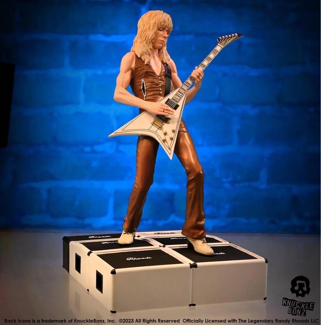 Knucklebonz RANDY RHOADS Jackson RRV Figure 22cm Limited to