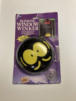VTG Fun World Blinking Window Winker Yard Scenes Light Up Halloween Decoration